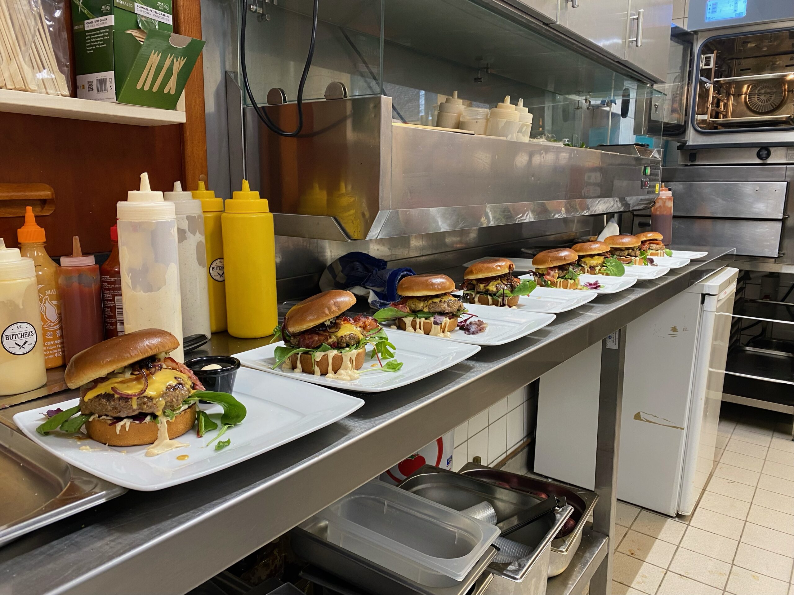 Handgemachte Burger-Kreationen